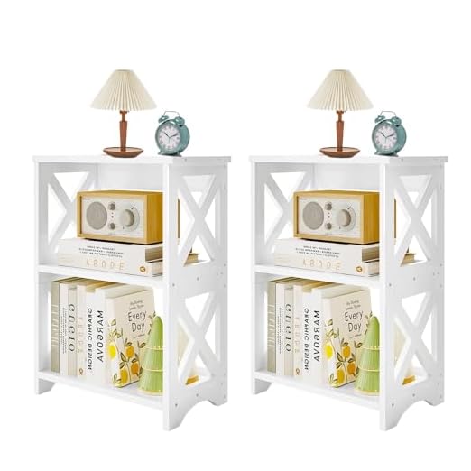 event rental, rent equipment for your party, 3-Tier Side Table,Narrow End Table with Storage Shelf,Minimalist Bedside Tables Nightstand,Small Bookshelf Bookcase for Spaces,Bathroom Shelve,Display Rack for Bedroom,Living Room,Office,Dorms,2 Pack