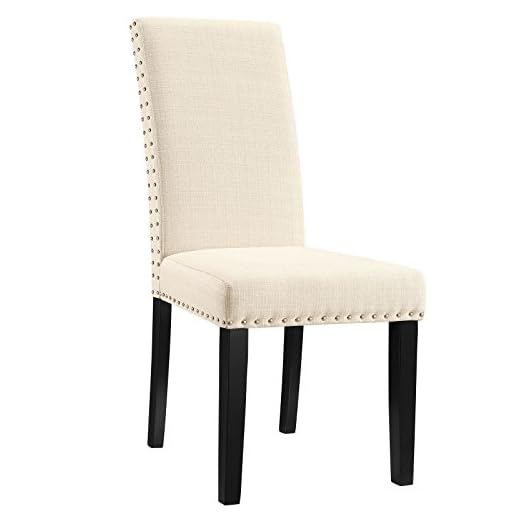 event rental, rent equipment for your party, Modway Parcel Upholstered Fabric Parsons Dining Side Chair in Beige