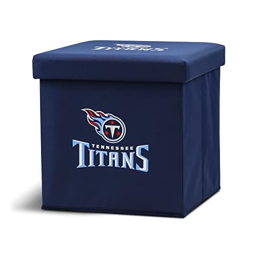 event rental, rent equipment for your party, Franklin Sports NFL Storage Ottoman + Container - NFL Football Team Folding Organizer Bins - NFL Office, Bedroom + Living Room Décor - 14" x 14"