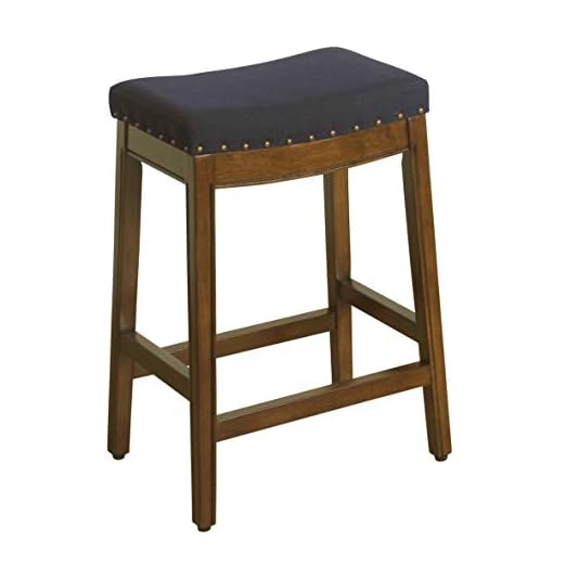 event rental, rent equipment for your party, Homepop Home Decor | Backless Nailhead Trim Counter Height Bar Stools | 24 Inch Bar Stools | Decorative Home Furniture (Blue Tweed)