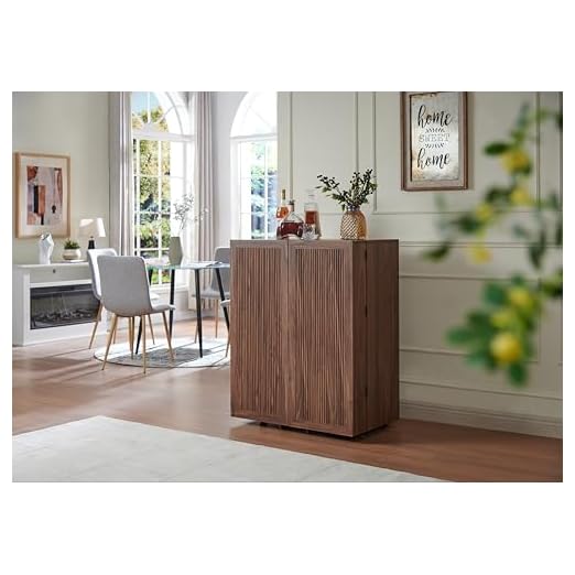 event rental, rent equipment for your party, Home Source 40.7' Elegance Bar Server and Wine Glass Cabinet, 12-Bottle Wine Rack, Rollers for Mobility, and Interior Drawer (Walnut)